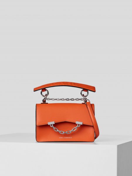Oranžová kabelka Karl Lagerfeld