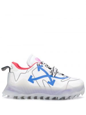 Genomskinliga sneakers i nät Off-white