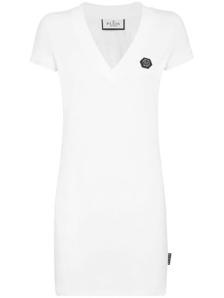 Φόρεμα Philipp Plein λευκό