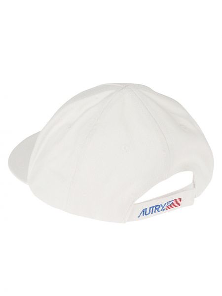 Cappello con visiera Autry bianco