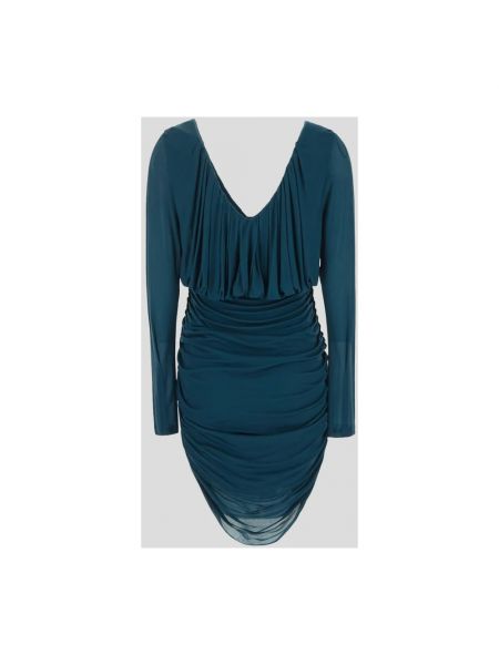 Sukienka mini Saint Laurent niebieska