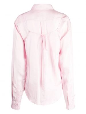 Spitzen hemd Pushbutton pink