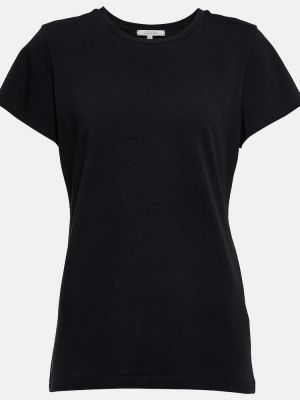 Camiseta de algodón Dorothee Schumacher negro