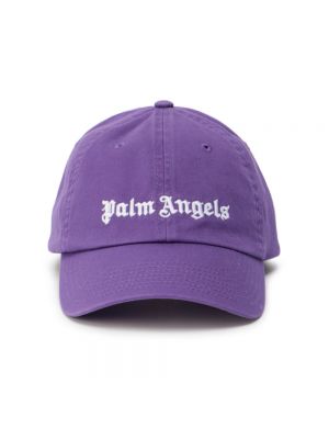 Klasyczna czapka z daszkiem Palm Angels, fioletowy
