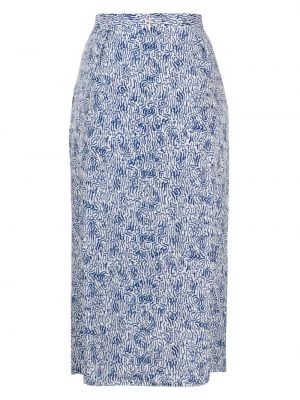Midi sukně s potiskem s abstraktním vzorem Marant Etoile
