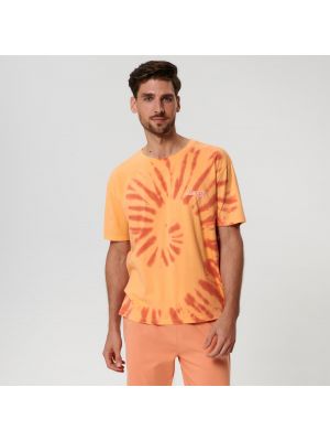 Bavlnené pyžamo Sinsay oranžová