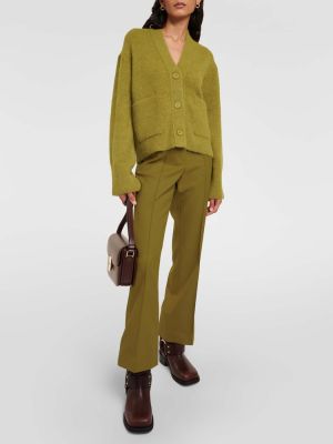 Cardigan in lana d'alpaca Dorothee Schumacher verde