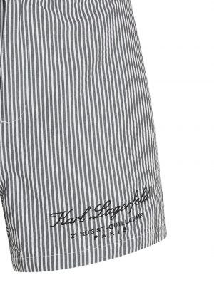 Shorts à rayures Karl Lagerfeld