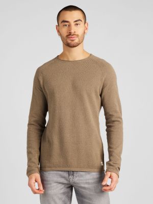 Pikčasti pulover Jack & Jones rjava
