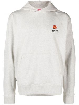 Siuvinėtas džemperis su gobtuvu Kenzo pilka