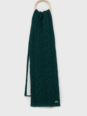Vlněný šátek Superdry zelený