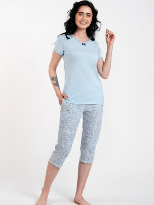 Piżama z krótkim rękawem Italian Fashion niebieska