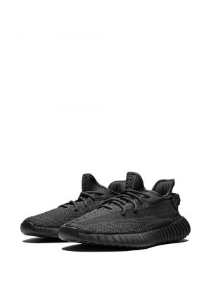 Sneakersy odblaskowe Adidas Yeezy czarne