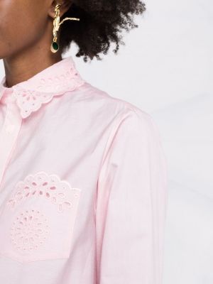 Koszula na guziki Parosh różowa