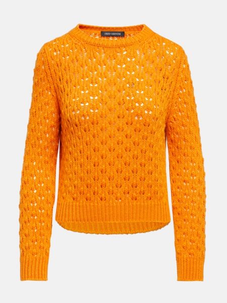 Кашемировый пуловер Iris Von Arnim оранжевый