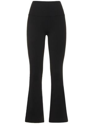 High waist leggings ausgestellt Alo Yoga schwarz