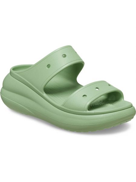 Классические сандалии Crocs зеленые