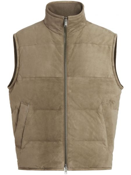 Ruskind vest Zegna grøn