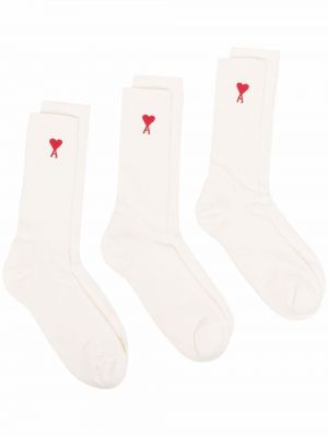 Чорапи Ami Paris бяло
