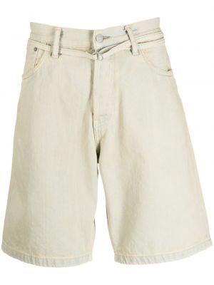 Jeansshorts Acne Studios gul