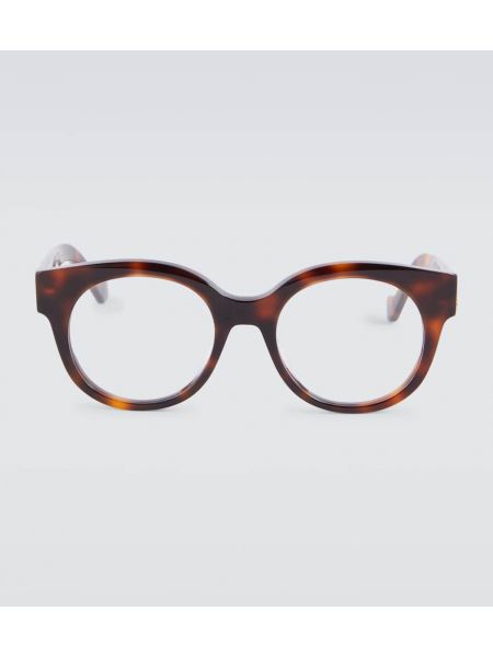 Okulary Loewe brązowe