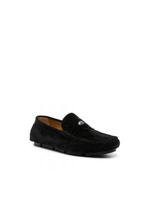 Loafers con tacón Versace negro