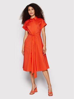 Šaty Lauren Ralph Lauren, oranžová