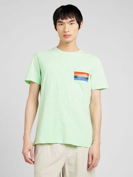 T-shirt Superdry verde