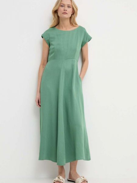 Zielona sukienka długa Weekend Max Mara