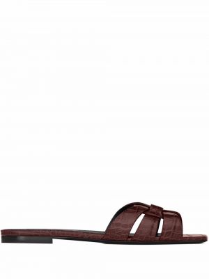 Sandaletter Saint Laurent brun