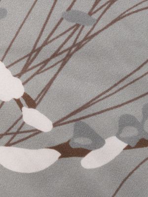 Abstrakte seiden krawatte mit print Brunello Cucinelli grau
