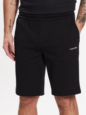 Спортни шорти Calvin Klein черно
