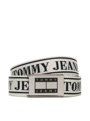 Pasek żakardowy Tommy Jeans biały