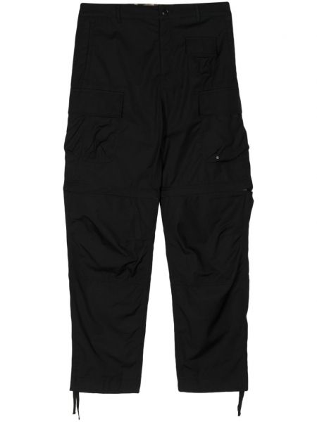 Hlače ravnih nogavica Alpha Industries crna