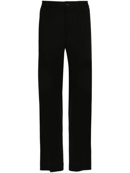 Vlněné kalhoty Tagliatore černé