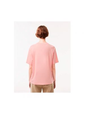 Koszulka Lacoste różowa