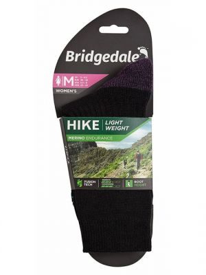Шерстяные носки из шерсти мериноса Bridgedale черные