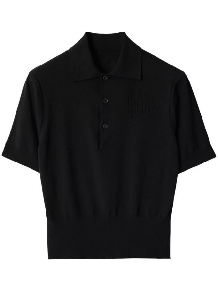 Poloshirt aus baumwoll Burberry schwarz