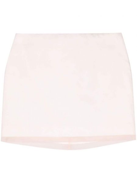 Hedvábné mini sukně Sportmax růžové