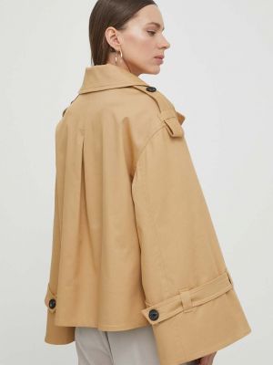 Oversized rövid kabát By Malene Birger bézs