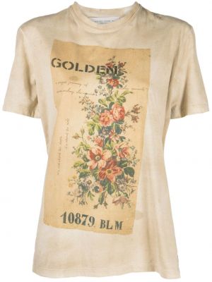 Majica s potiskom Golden Goose
