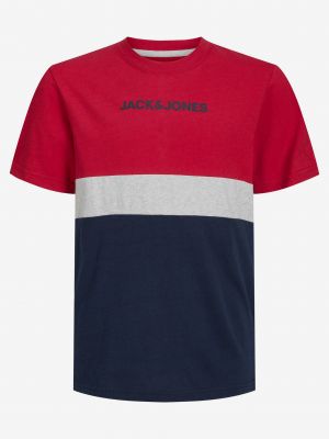 Tričko Jack & Jones červená