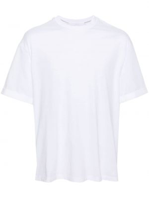 Bombažna majica z okroglim izrezom Neil Barrett bela