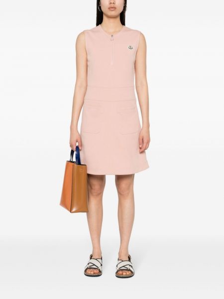 Sukienka mini Moncler różowa