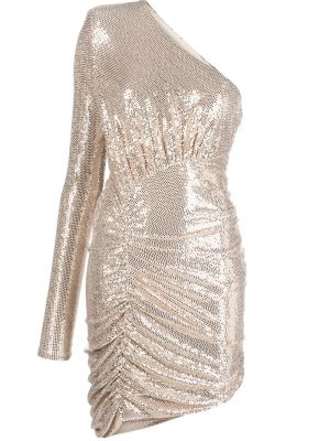 Κοκτέιλ φόρεμα με παγιέτες Alexandre Vauthier χρυσό