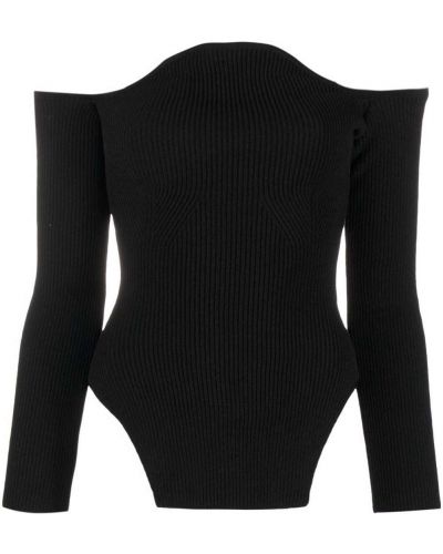 Jersey de tela jersey Khaite negro