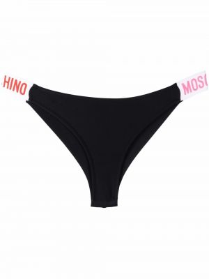 Bikini mit print Moschino schwarz