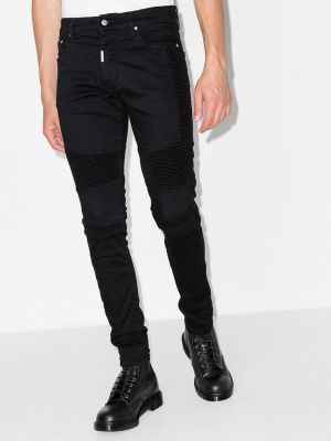 Skinny fit džinsai Represent juoda
