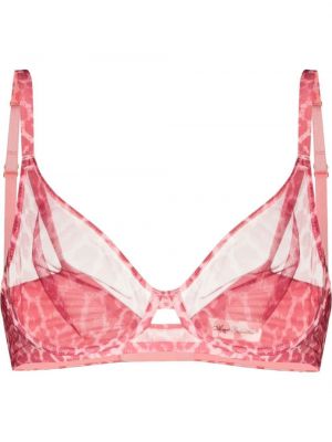 Mesh ren trekant bh Agent Provocateur rosa