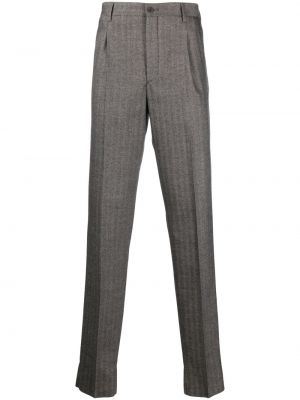 Pantaloni cu model herringbone Giorgio Armani